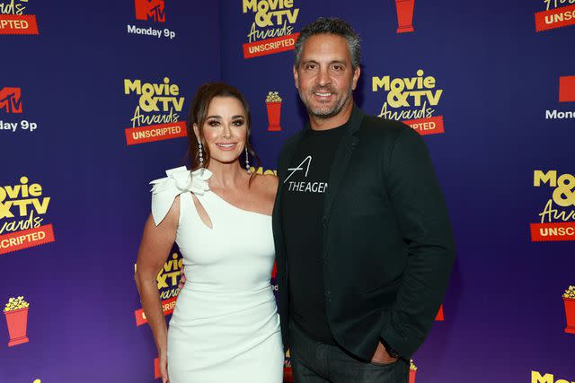 <p>Matt Winkelmeyer/2021 MTV Movie and TV Awards/Getty</p> n this image released on May 17, (L-R) Kyle Richards and Mauricio Umansky attend the 2021 MTV Movie & TV Awards: UNSCRIPTED in Los Angeles, California.