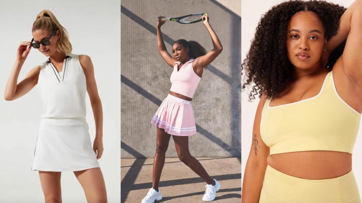 Tennis-inspired pieces