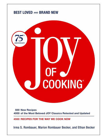 The 75th Anniversary Joy of Cooking, by Irma S. Rombauer, Marion Rombauer Becker, and Ethan Becker