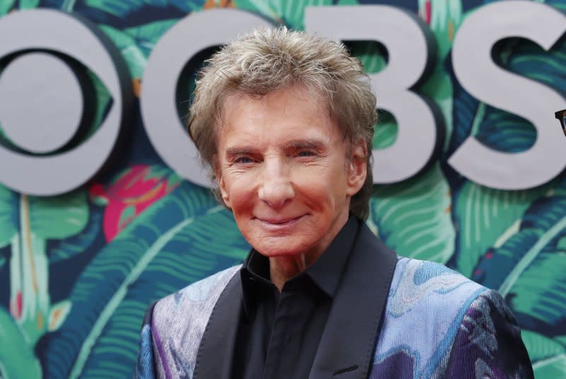 Barry Manilow arrives on the red carpet at The 76th Annual Tony Awards at United Palace Theatre on June 11 in New York City. File Photo by John Angelillo/UPI