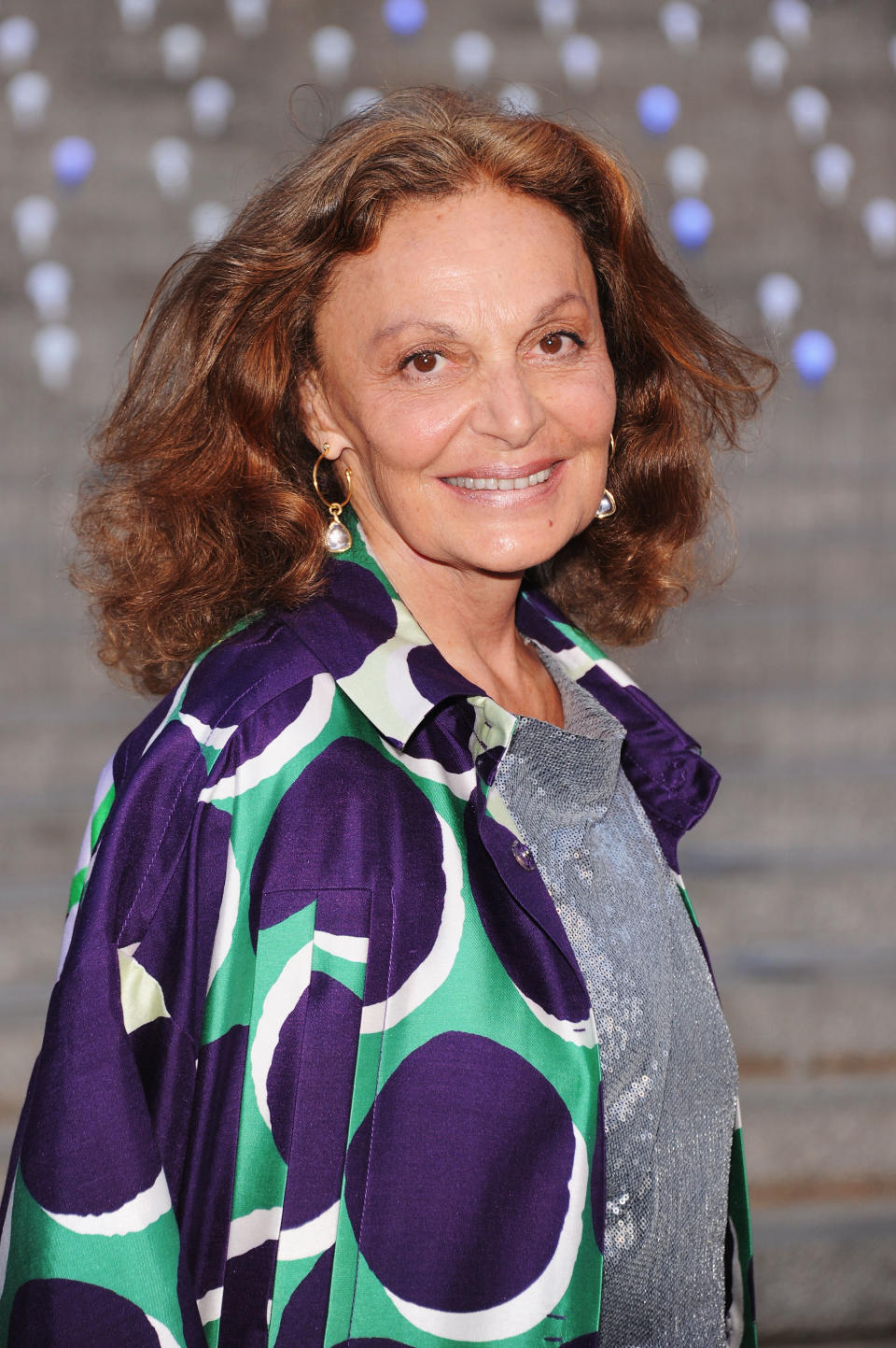 NEW YORK, NY - APRIL 17: Designer Diane von Furstenberg attends the 2012 Tribeca Film Festival at the State Supreme Courthouse on April 17, 2012 in New York City. (Photo by Jamie McCarthy/Getty Images)