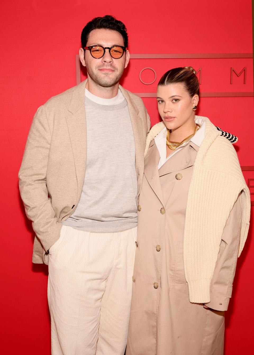 Elliot Grainge and Sofia Richie at Tommy Hilfiger (Getty Images)