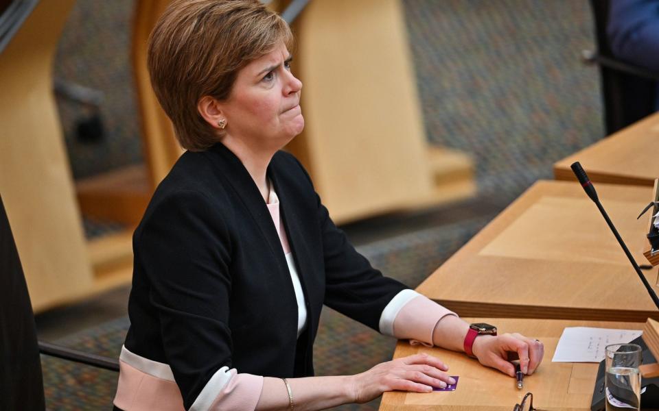Nicola Sturgeon said it was a 'fact' she had not missed her target - Jeff J Mitchell/PA Wire