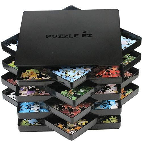 12) Puzzle Sorting Trays with Lid