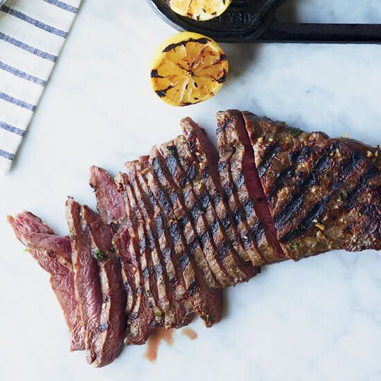 Lemon-and-Garlic-Marinated Flat Iron Steak