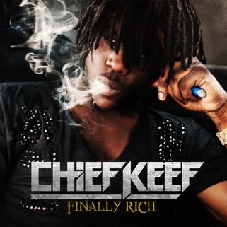 Album cover for "Finally Rich" by Chief Keef.