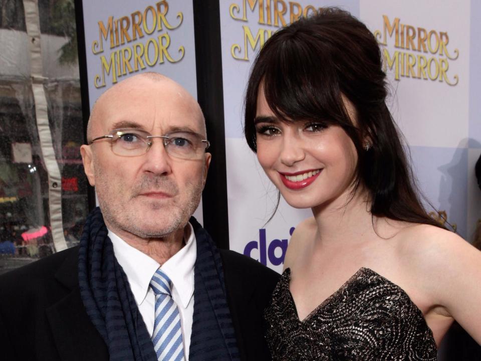 phil collins lily collins