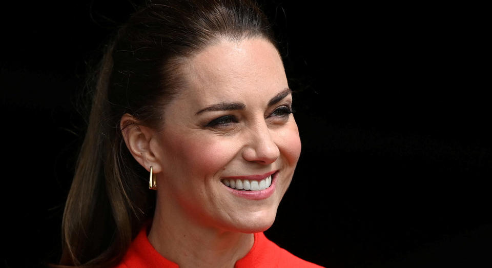 The Duchess of Cambridge made the private visit following the very public Service of Thanksgiving at St Paul's Cathedral. (Reuters)