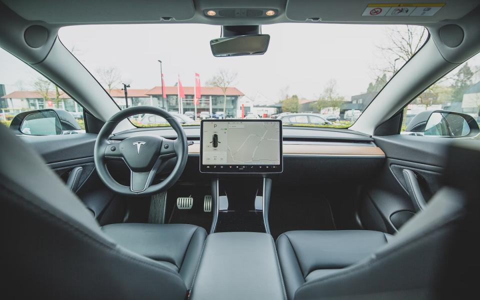 Tesla interior