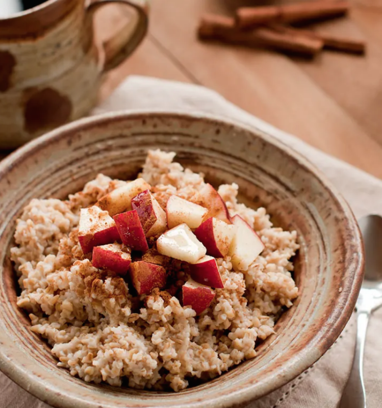 <p>Parade</p><p>Apple cider and crumbled gingersnaps add great flavor to quick-cook oats. </p><p><strong>Get the recipe: <em><a href="https://parade.com/841260/communitytable/apple-cider-oatmeal/" rel="nofollow noopener" target="_blank" data-ylk="slk:Apple Cider Oatmeal;elm:context_link;itc:0;sec:content-canvas" class="link ">Apple Cider Oatmeal</a></em></strong></p>