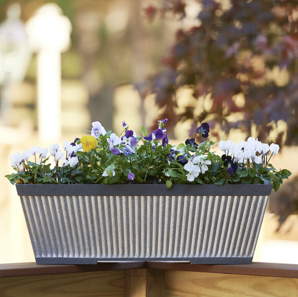 3) Galvanized Resin Window Box