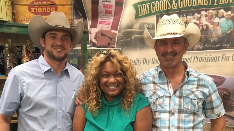 Robbie and Hunter Shoults with Sunny Anderson