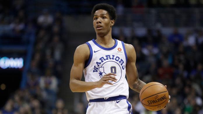 勇士球員Patrick McCaw。（圖／美聯社／達志影像）