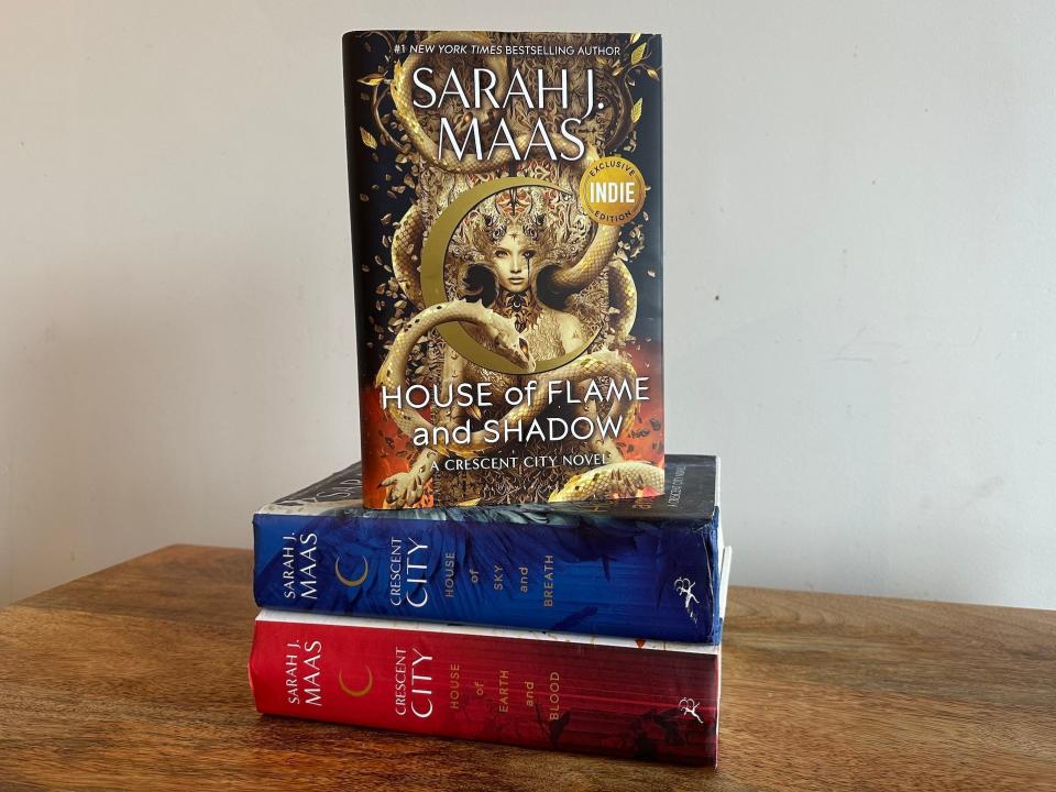 The "Crescent City" series by Sarah J. Maas.
