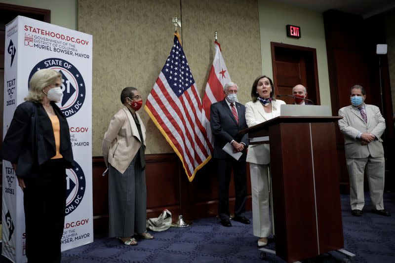 Joint news conference on D.C. Statehood in Washington