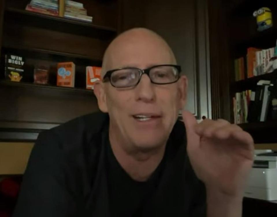 Scott Adams speaking on his YouTube show (YouTube)