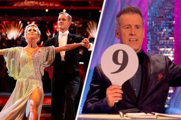 Anton Du Beke's scoring on Strictly Come Dancing has been criticised (Photo: BBC)