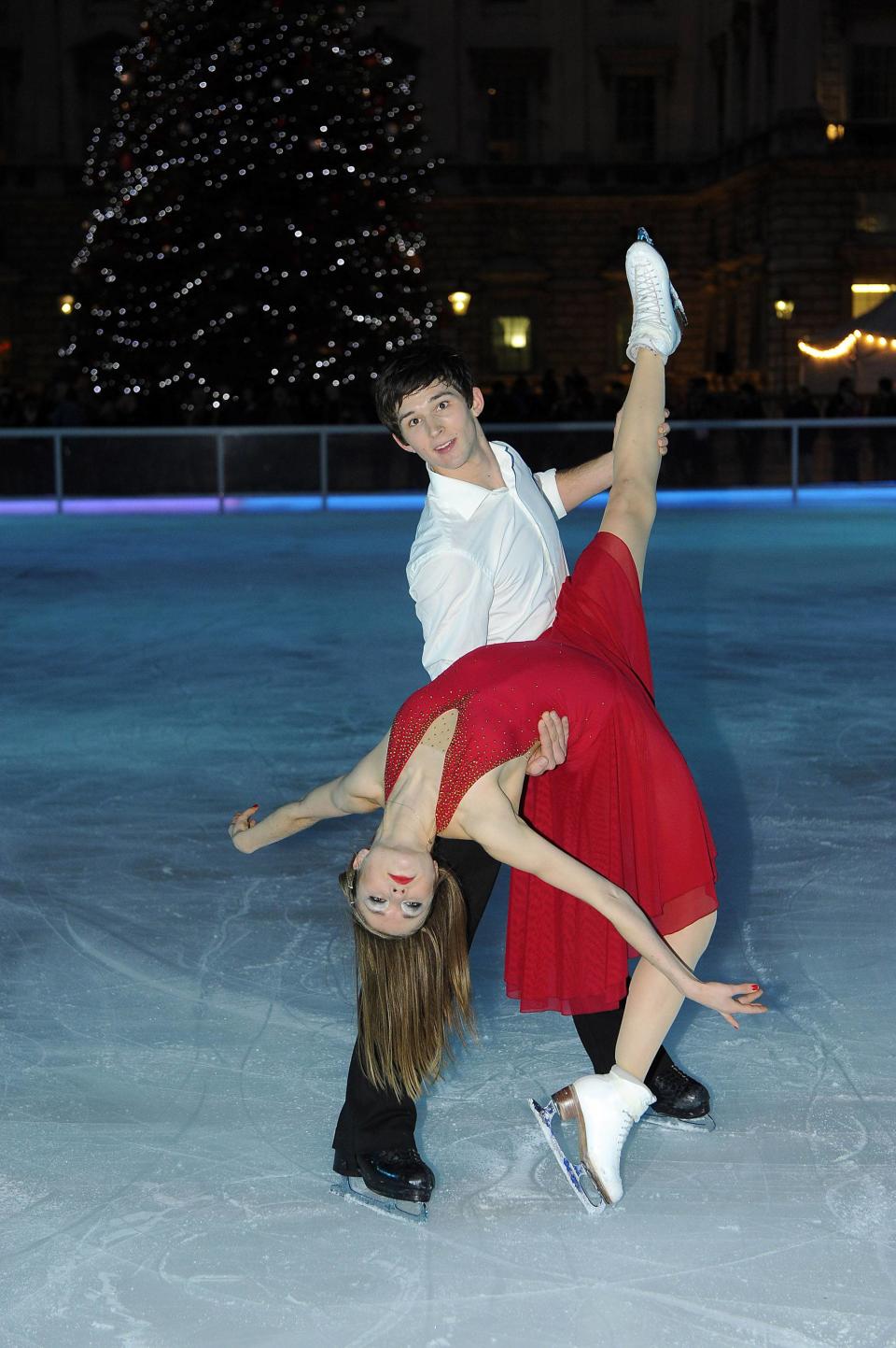 Atmosphere - Ice Skaters Aitken and Whidbourne
Somerset House Winter Ice Rink launch and photocall at the Strand
London, England - 15.11.12
Mandatory Credit: WENN.com