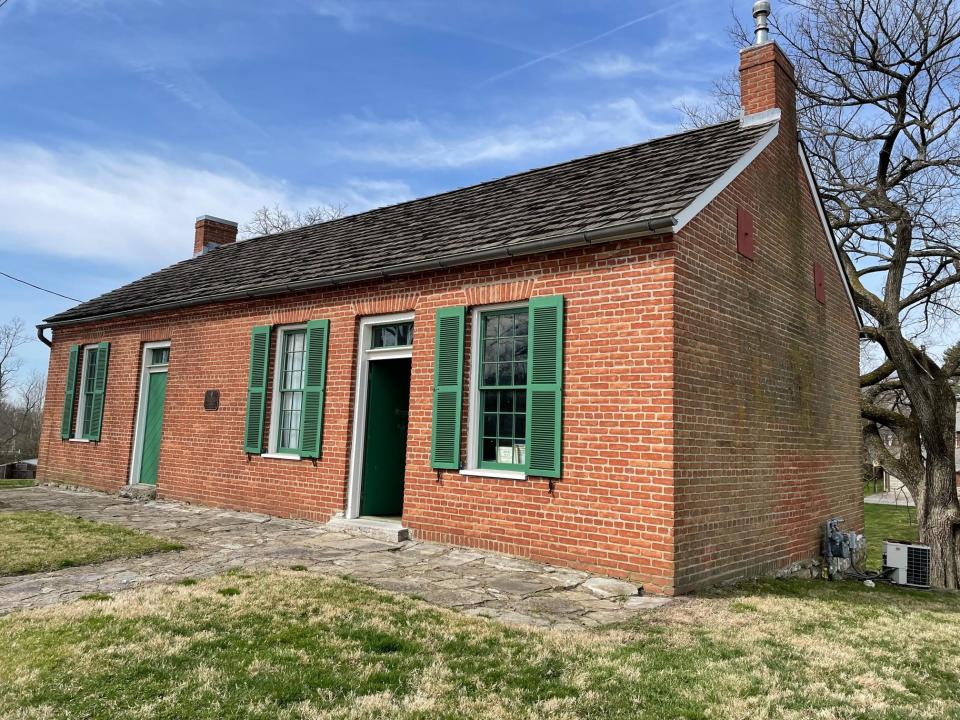 Grant was in the first group of students to attend this two-room schoolhouse in Georgetown.