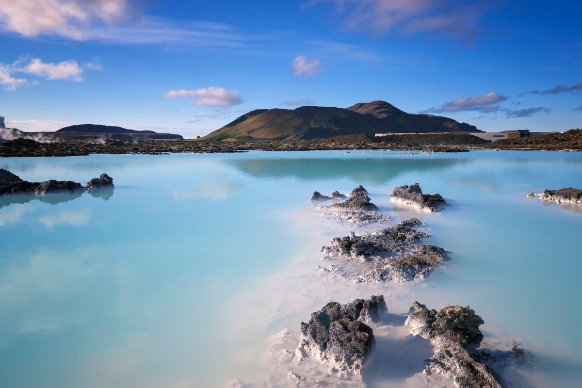 The geothermal spa water contains algae, minerals and silica which can make strands feel dry  (Getty Images/iStockphoto)