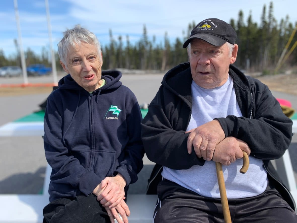 Israel Hann and Eileen Baikie now live in North West River, in Labrador. They found love at a care home in Corner Brook.  (John Gaudi/CBC - image credit)