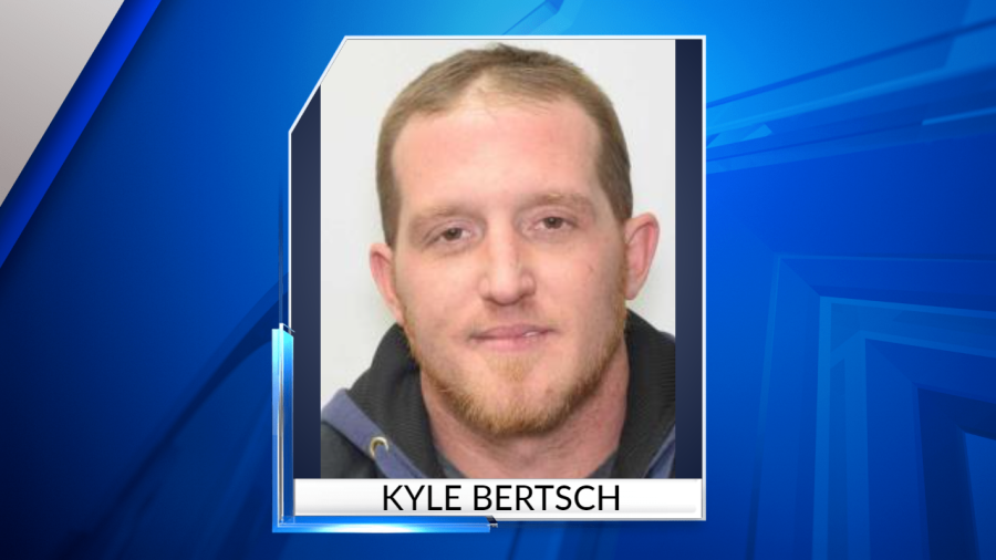 Kyle Bertsch, 39, of Windsor, is wanted by the Windsor Police Department for a drive-by shooting and brandishing a firearm at two motorists on March 28, 2024.