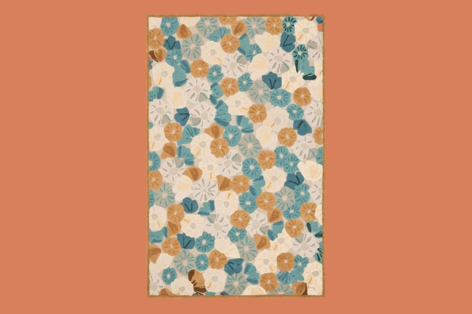 Martha Stewart Collection Poppy Field Terracotta Area Rug