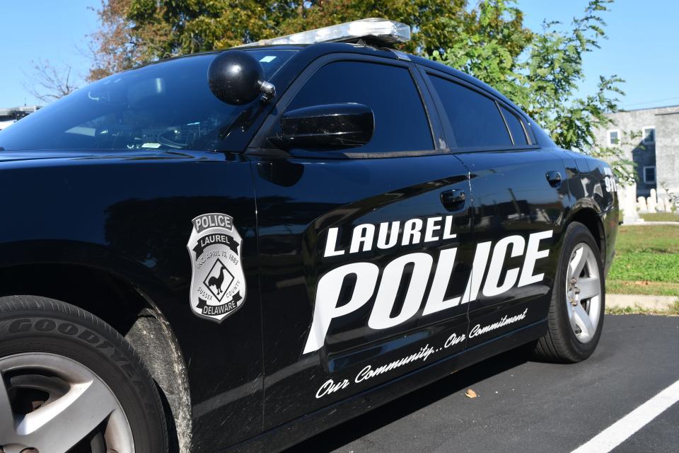 A Laurel police cruiser.