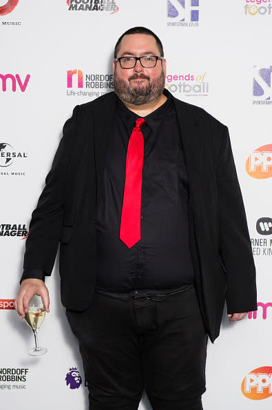 LONDON, ENGLAND – OCTOBER 02: Ewen MacIntosh attends the Legends of Football fundraiser at The Grosvenor House Hotel on October 2, 2017 in London, England. The annual football-themed event is held in aid of Nordoff-Robins Music Therapy. (Photo by Jeff Spicer/Getty Images)