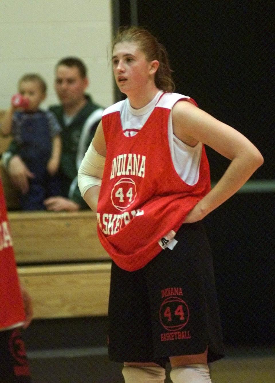 After starring at Lafayette Jeff, Rachael Honegger would play college basketball for the Indiana Hoosiers.