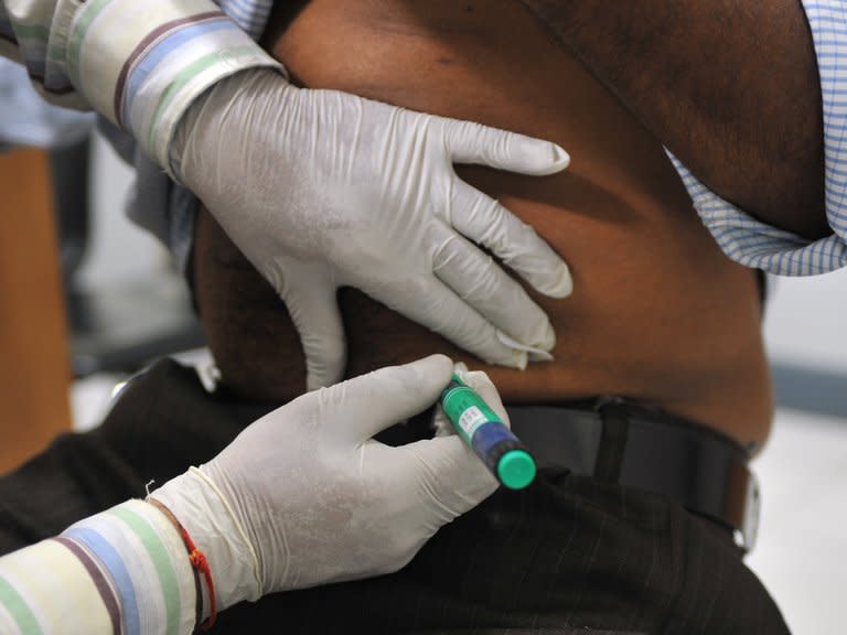 A medical assistant administers an insulin shot to a diabetes patient at a private clinic in New Delhi, on November 8, 2011. Breakthrough Australian research mapping how insulin works at a molecular level could open the door to novel new diabetes treatments, ending daily needle jabs for millions, scientists have announced