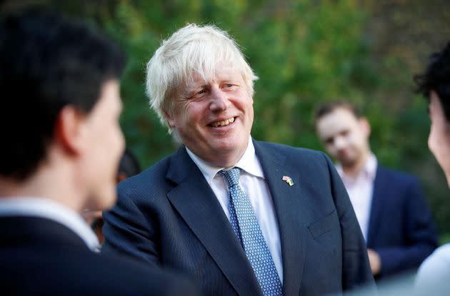 Boris Johnson has taken holidays in Slovenia and Greece this summer, as the cost of living crisis deepens. (Photo: PETER NICHOLLS via Getty Images)