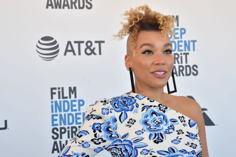 Emmy Raver-Lampman attends the Film Independent Spirit Awards in 2019. File Photo by Jim Ruymen/UPI