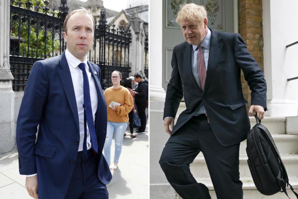 Boris Johnson gets Tory leadership boost as Matt Hancock backs ‘unique' frontrunner to deliver Brexit