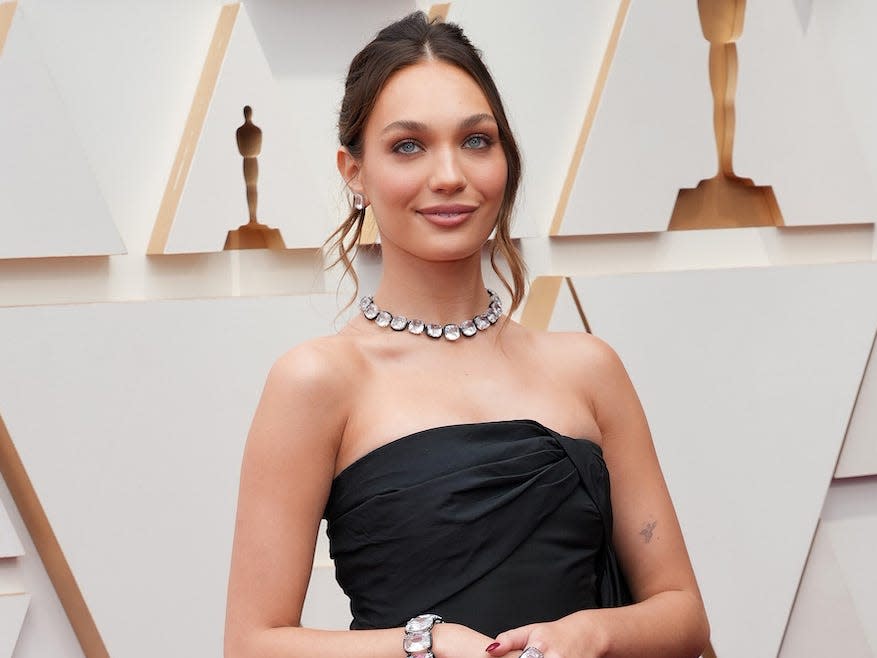 Maddie Ziegler at the 2022 Oscars.