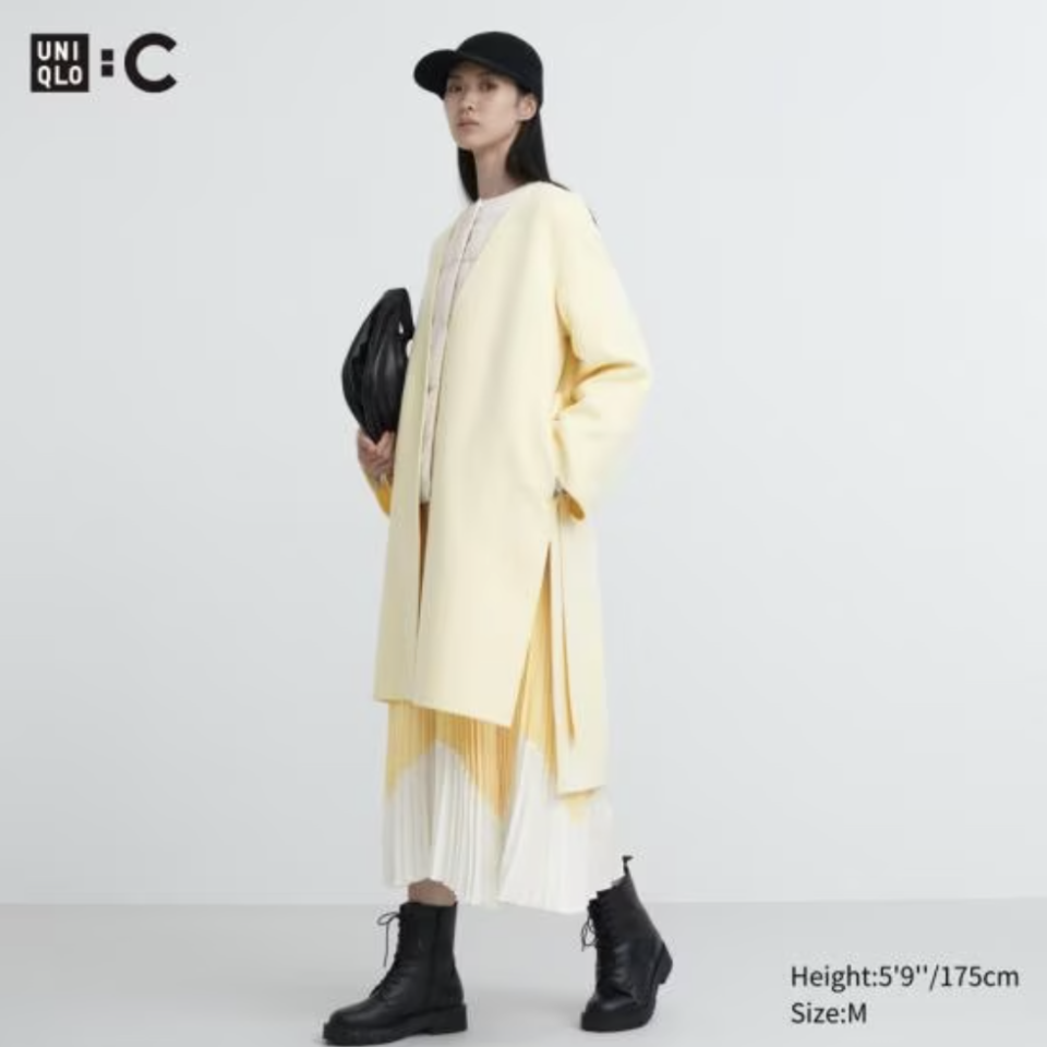 UNIQLO:C親民價高級感3款大衣穿搭示範！點襯Pufftech薄身保暖大衣不會變「米芝蓮人」？