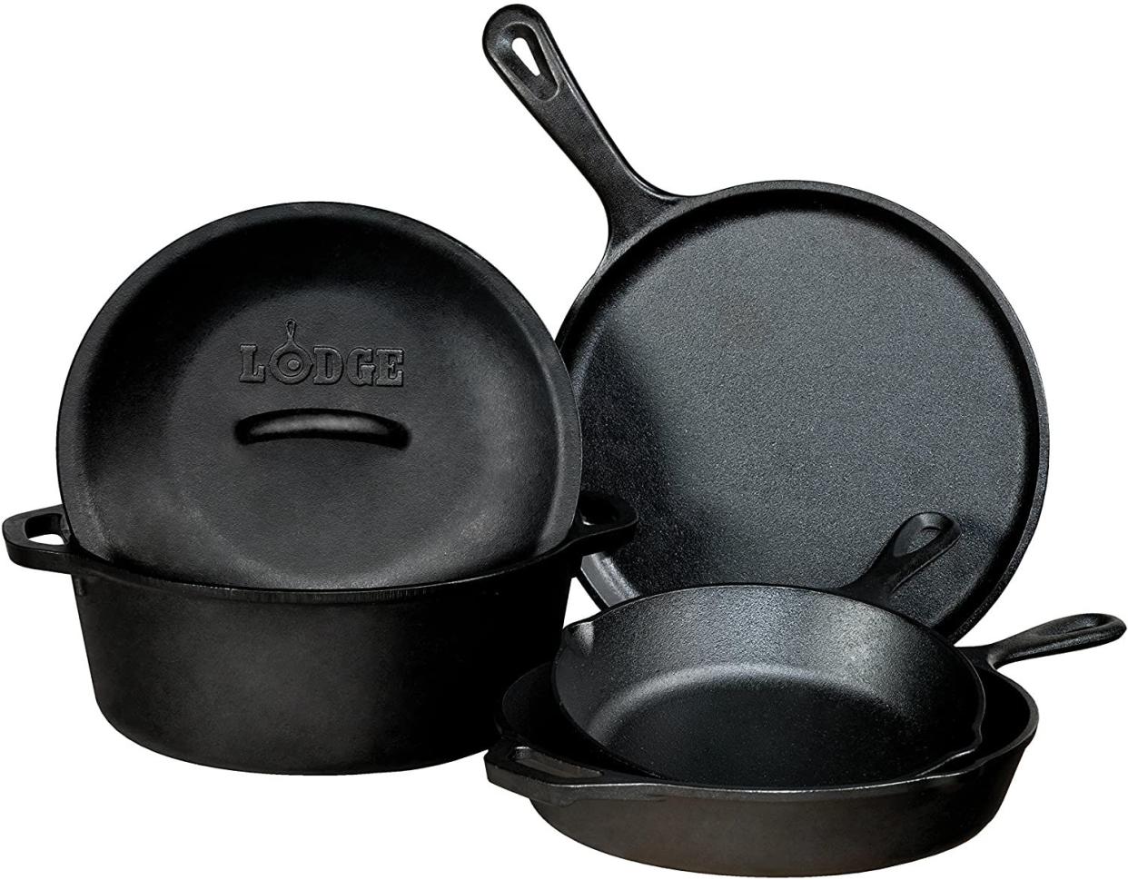 Lodge Cast Iron 5-Piece Set