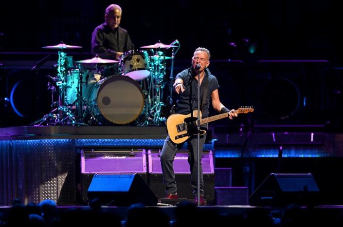 Bruce Springsteen and the E Street Band entertain a sold out Bryce Jordan Center on Saturday, March 18, 2023.