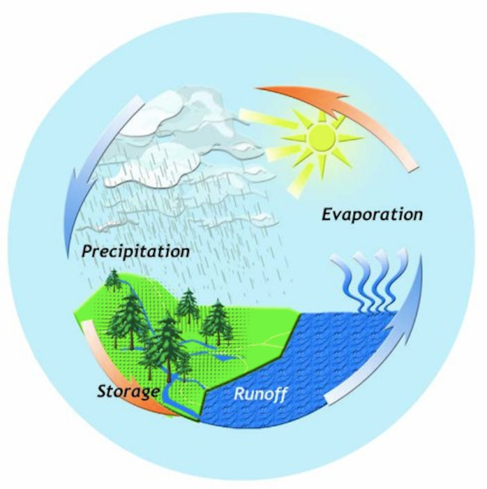 Key elements of the water cycle. Global Energy and Water Exchanges