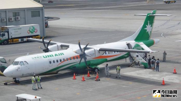 ▲立榮航空ATR72-600型螺旋槳客機。（資料圖／記者呂炯昌攝）