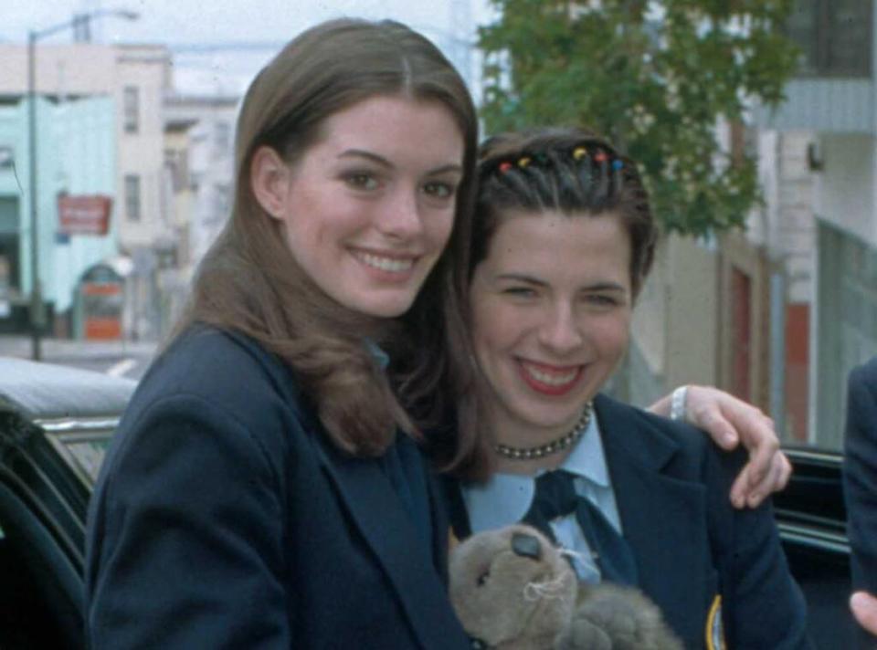 Anne Hathaway, Heather Matarazzo, The Princess Diaries, movie