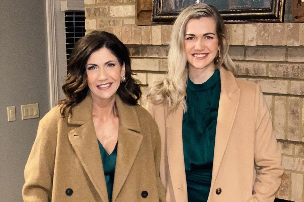 Kristi Noem and her daughter Kassidy Peters