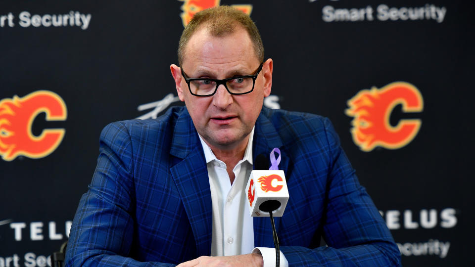 Treliving is leaving the Flames after nine seasons as general manager. (Getty Images)