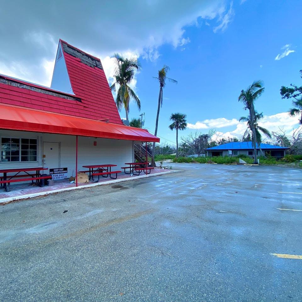 The Sanibel Dairy Queen currently on the market for $2 million after sustaining hurricane damage from Ian.