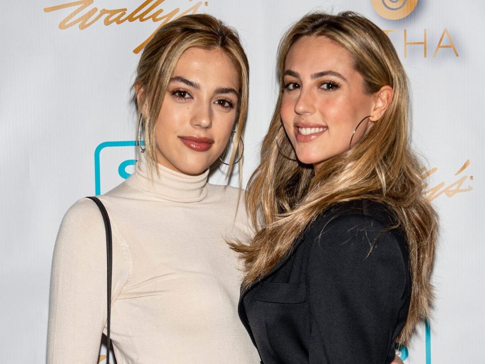 Sistine Rose Stallone and Sophia Rose Stallone in 2019.