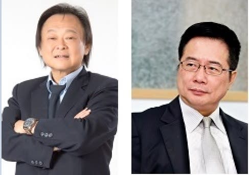 監察院以台大校長管中閔任國發會主委等公職期間，違法兼職通過彈劾。對此，民進黨台北市議員王世堅(左)和國民黨前立委蔡正元(右)17日在臉書發表個人看法，一個批「暗黑」、一個指「濫權」。   圖：新頭殼合成