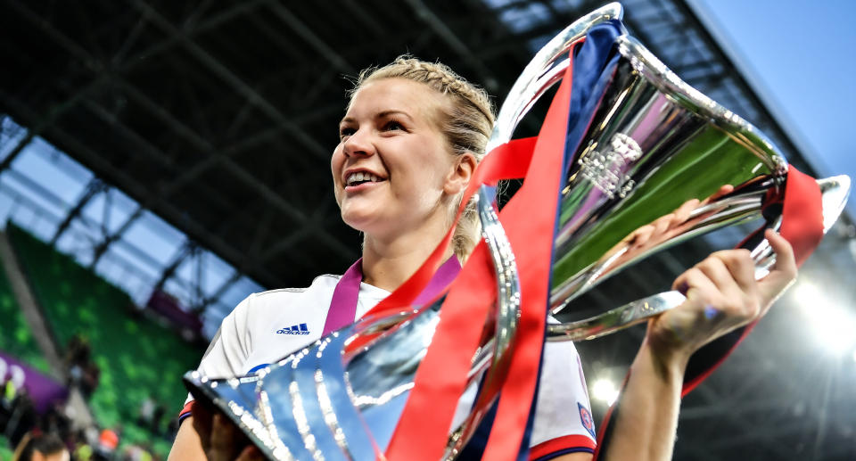 Ada Hegerberg gewann mit Olympique Lyon das Triple. (Bild: Getty Images)