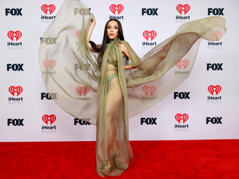 Doja Cat attends 2021 iHeartRadio Music Awards on May 27, 2021.