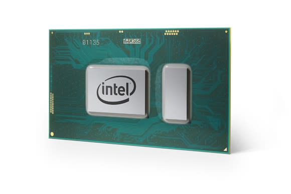 An Intel notebook processor.