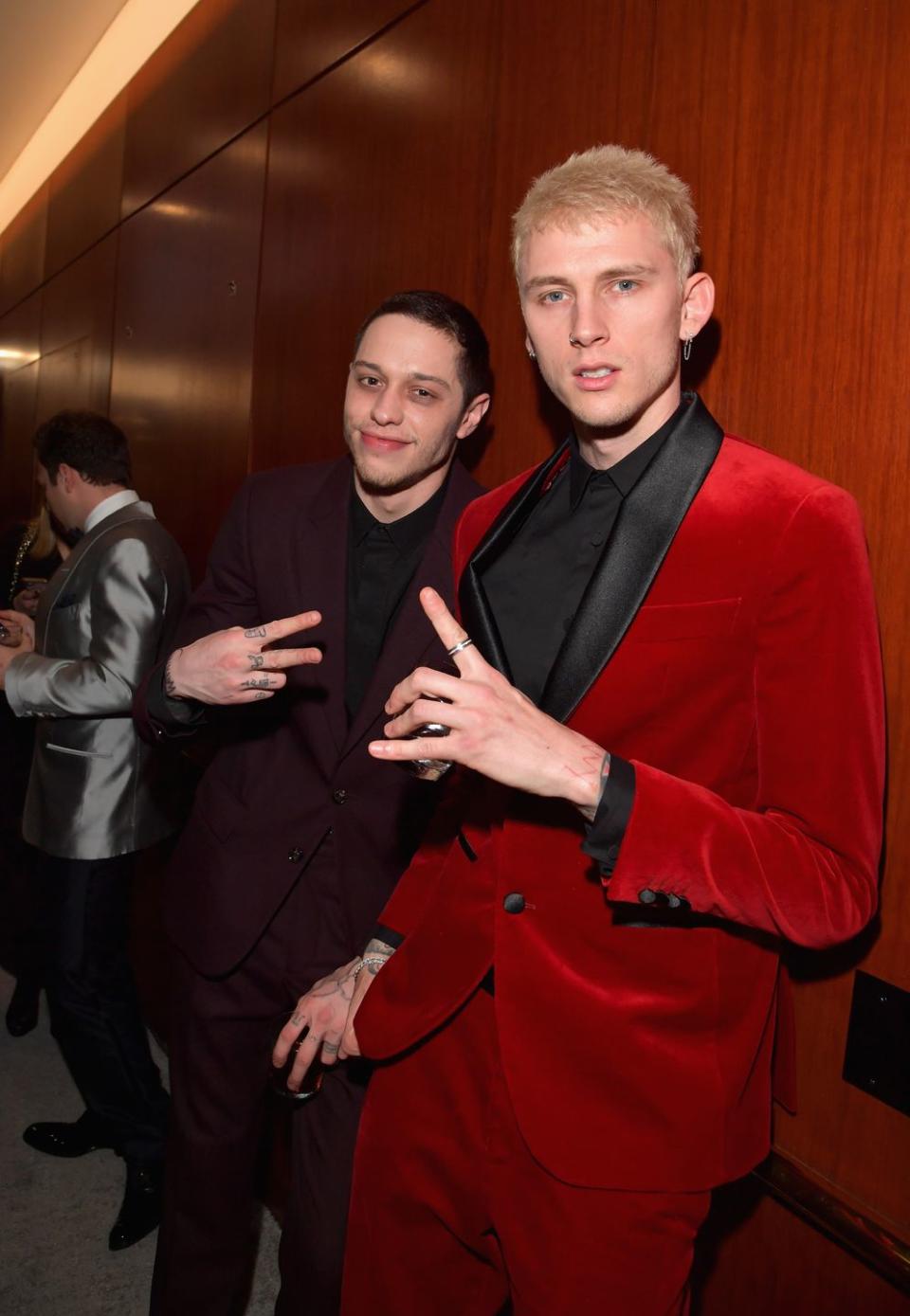 Pete Davidson and Machine Gun Kelly